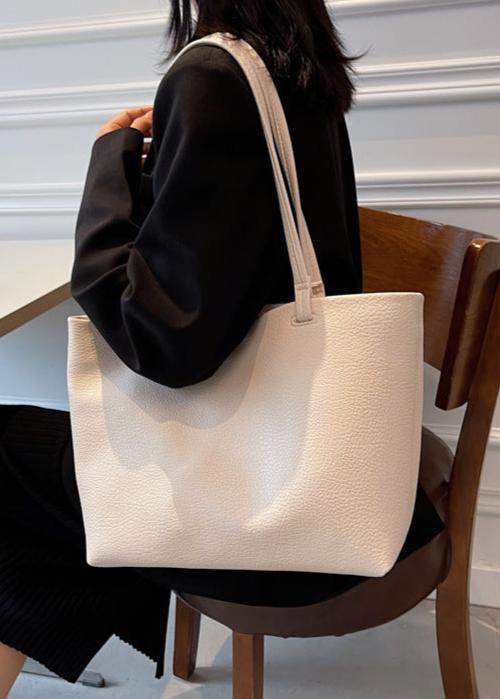 R&B | Geräumige Damen Schultertasche Aus Weichem Leder