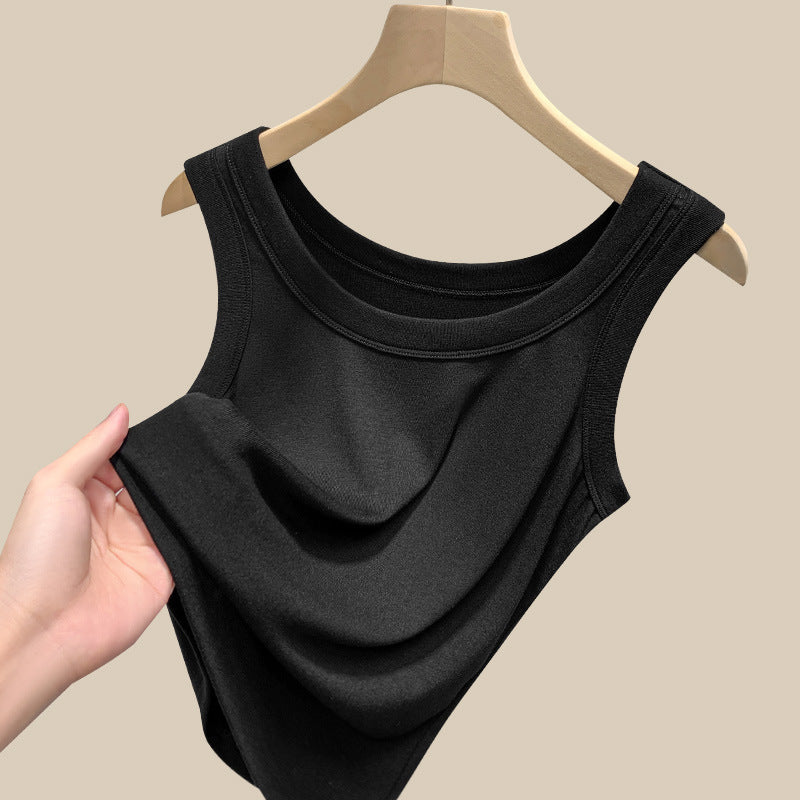 Damen ärmelloses Basic-Top aus hochwertigem Material R&B