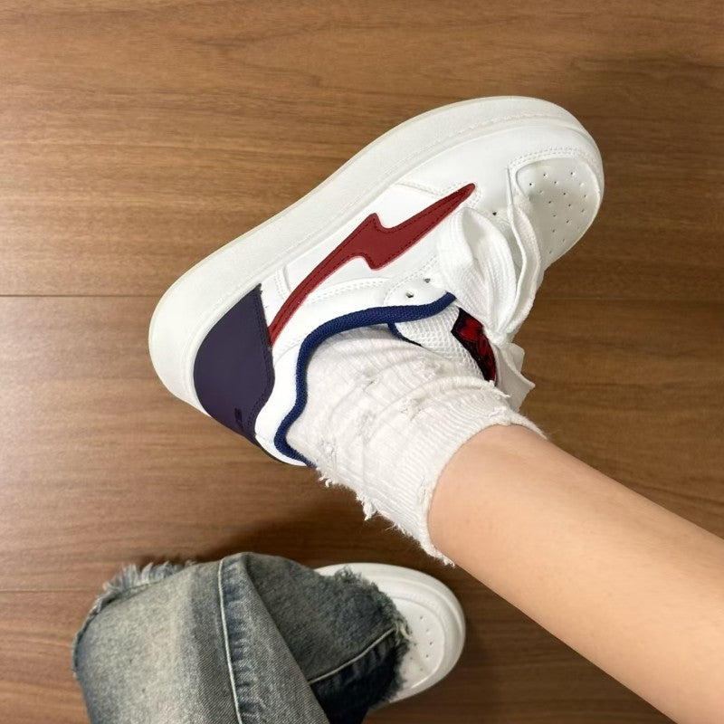 Damen modische Sneakers mit ergonomischer Sohle und farblichen Akzenten R&B