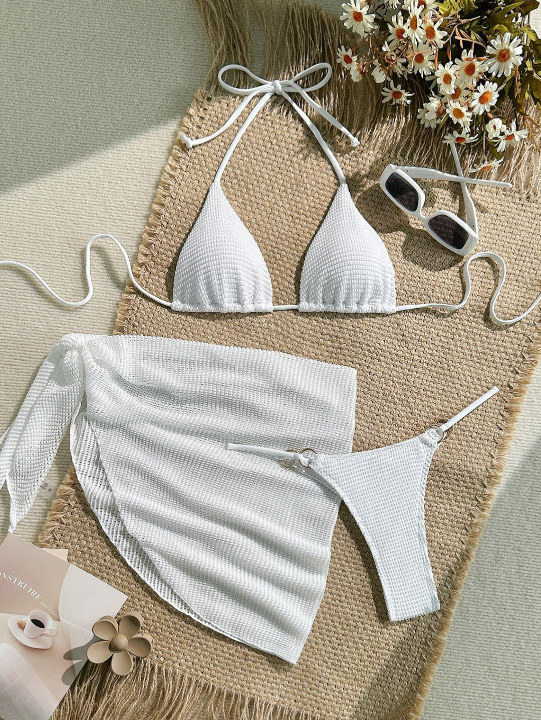 Damen Triangel-Bikini mit Wickelrock R&B