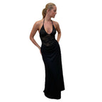 Damen Maxikleid mit Spitzenoberteil R&B