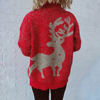 R&B | Weihnachtlicher Strickpullover Mit Festlichem Motiv