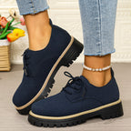 Damen Schnürschuhe mit rutschfester Profilsohle und komfortabler Polsterung R&B