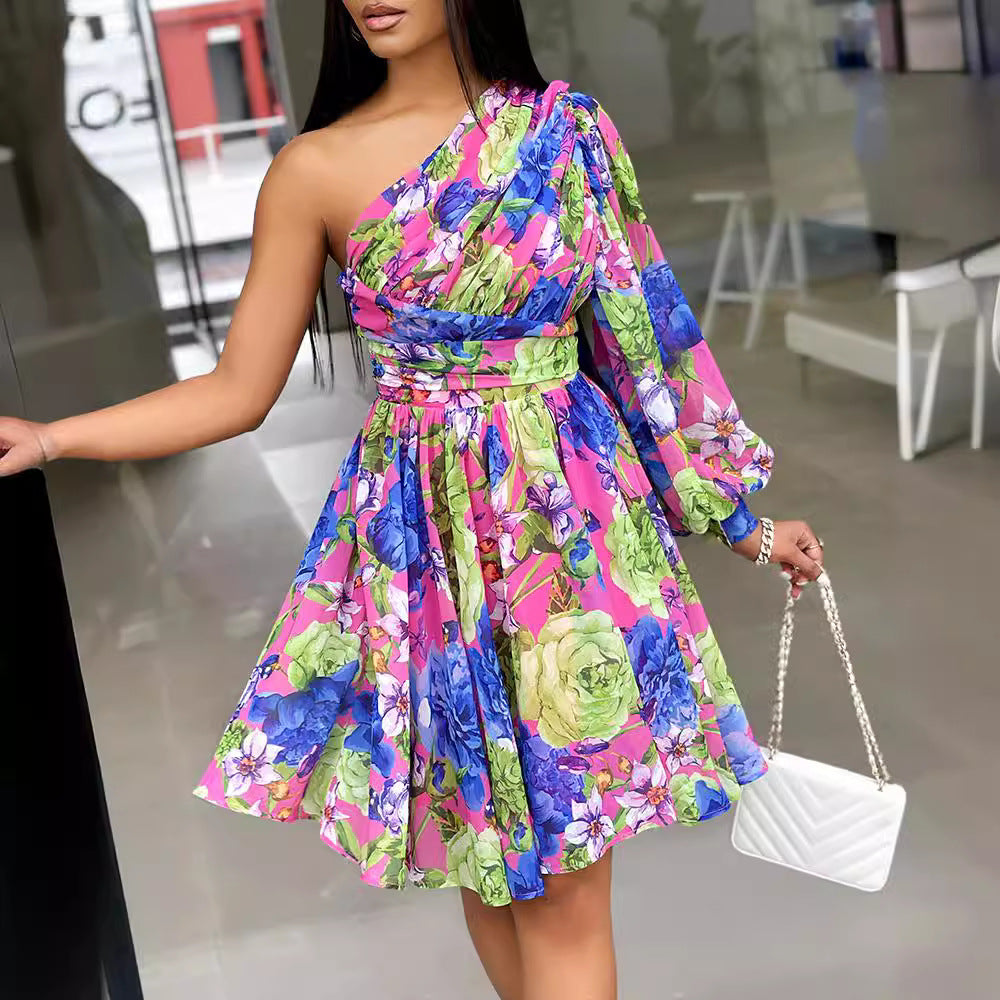 Damen Wickelkleid mit asymmetrischem Schnitt R&B