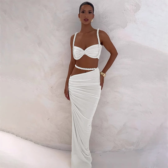 Damen Bikiniset mit elegantem Wickelrock R&B