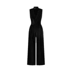 Damen Elegante und vielseitige Jumpsuit mit weitem Beinen R&B