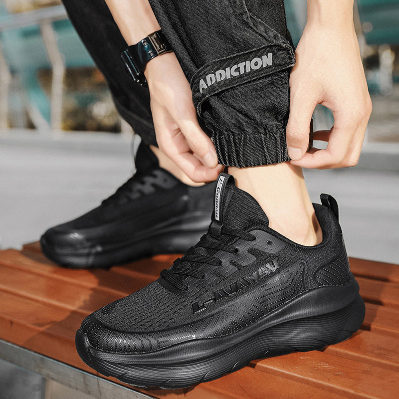 Damen Sportliche Lauf-Sneaker mit atmungsaktiver Mesh-Oberfläche und gepolsterter Sohle R&B