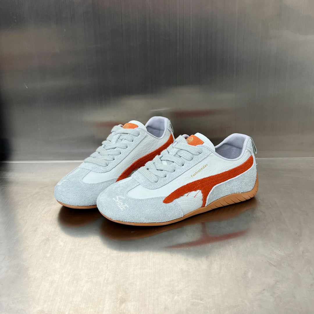 Damen Modische Sneakers mit elegantem Obermaterial und rutschfester Sohle R&B
