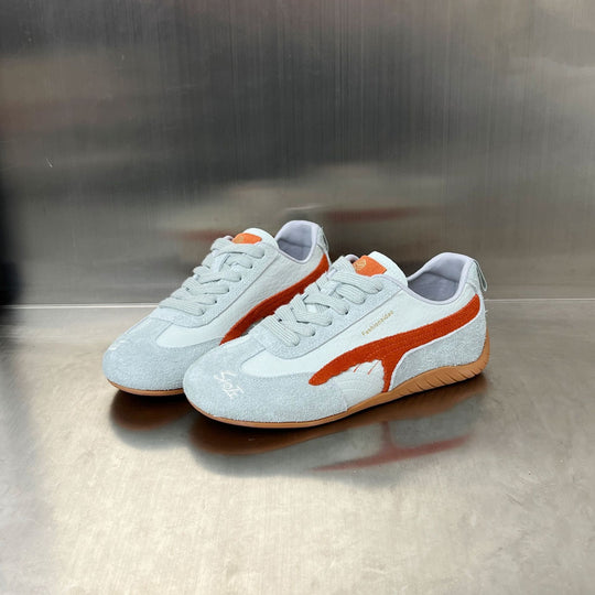 Damen Modische Sneakers mit elegantem Obermaterial und rutschfester Sohle R&B