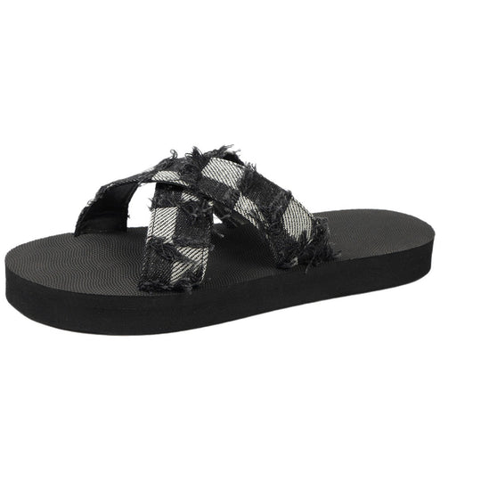 Damen Modische Flip-Flop Sandalen mit ausgefallenem Design R&B