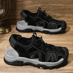 Damen Sportliche Trekking-Sandalen mit rutschfester Sohle und atmungsaktivem Design R&B