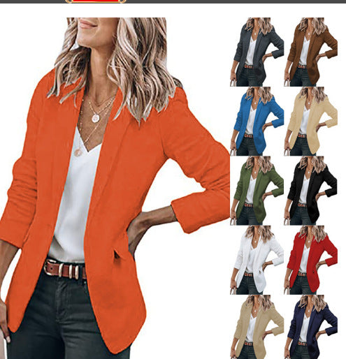 Damen komfortable Blazerjacke mit strukturiertem Design und eleganten Akzenten R&B