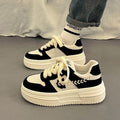 Damen Chunky Sneakers mit stabiler Plattform und modischem Obermaterial R&B