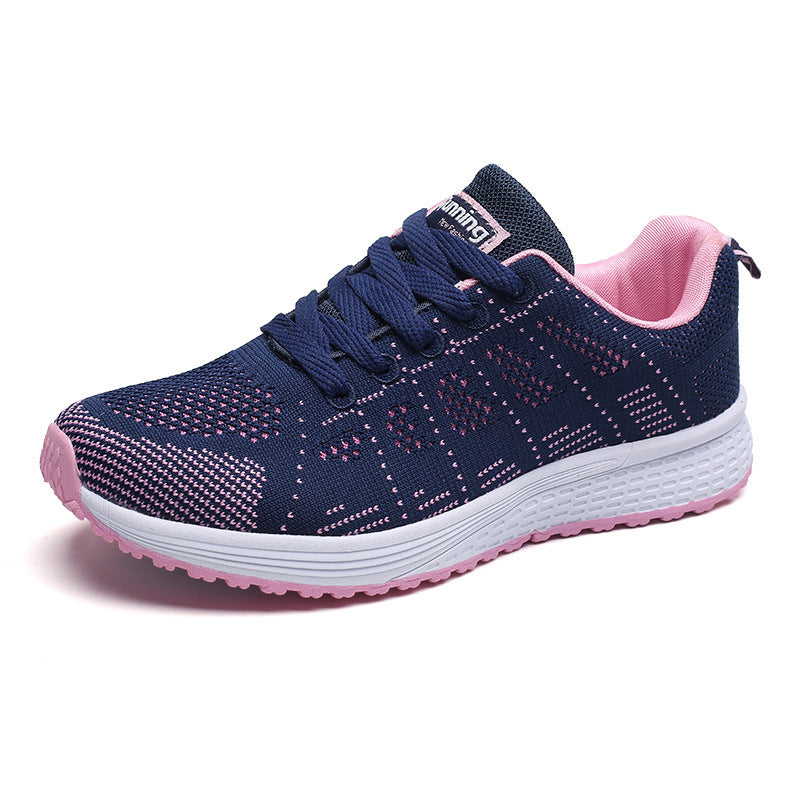 Damen Sportliche Laufschuhe mit atmungsaktiver Oberflächenstruktur und dynamischer Dämpfung R&B