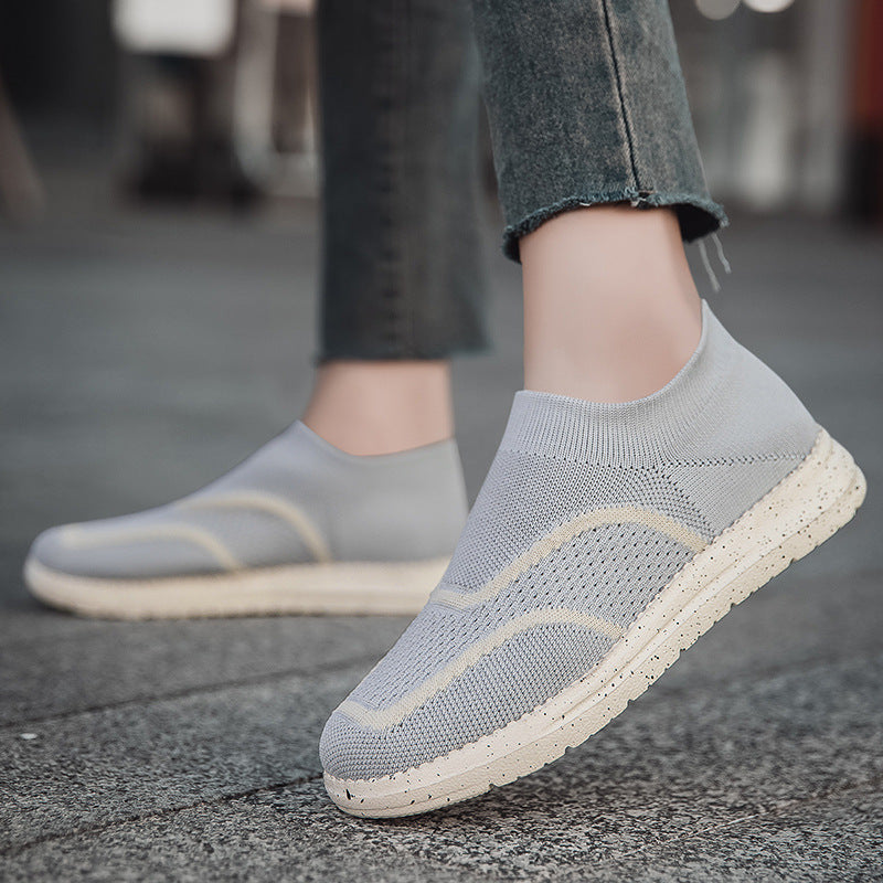 Damen Sportliche Strick-Sneaker mit flexiblem Obermaterial