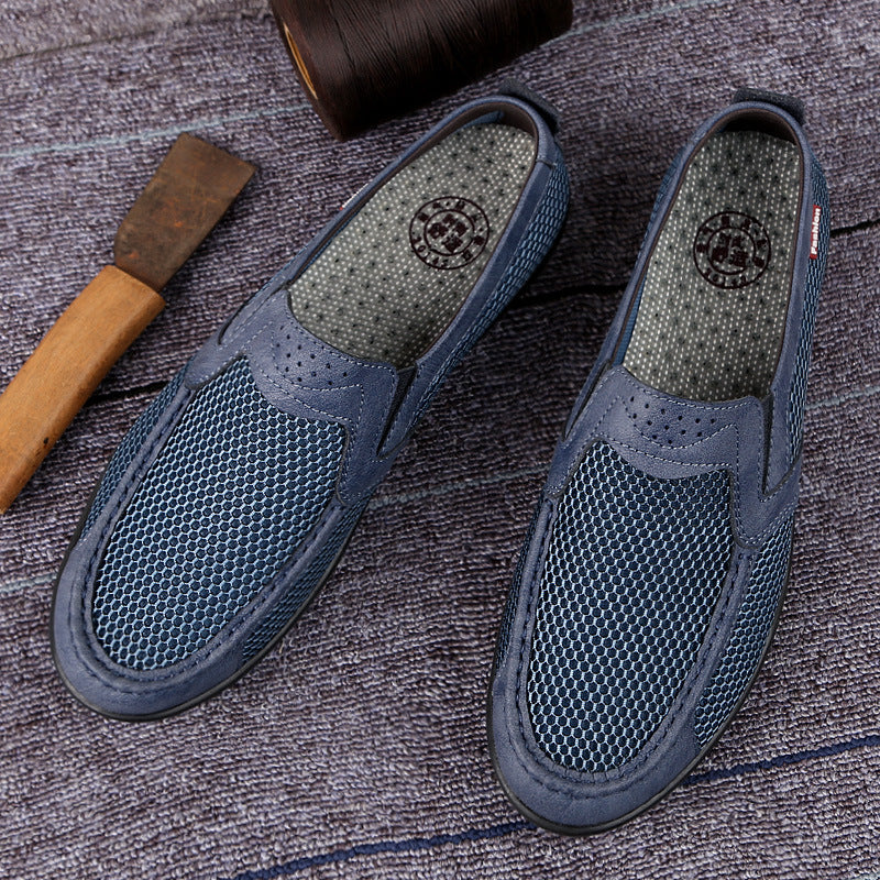 Damen atmungsaktive Slip-On Freizeitschuhe mit rutschfester Sohle