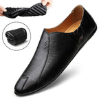 Damen bequeme Lederclogs R&B