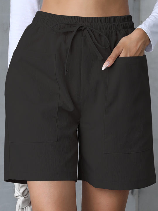 R&B | Große Shorts mit hoher Taille und weitem Bein
