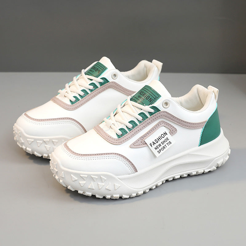 Damen sportliche Sneakers mit rutschfester Profilsohle und atmungsaktiver Obermaterialstruktur R&B