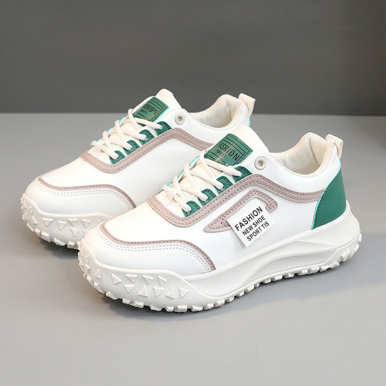 Damen sportliche Sneakers mit rutschfester Profilsohle und atmungsaktiver Obermaterialstruktur R&B