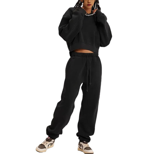 Damen lässiger Oversized-Sweatshirt R&B