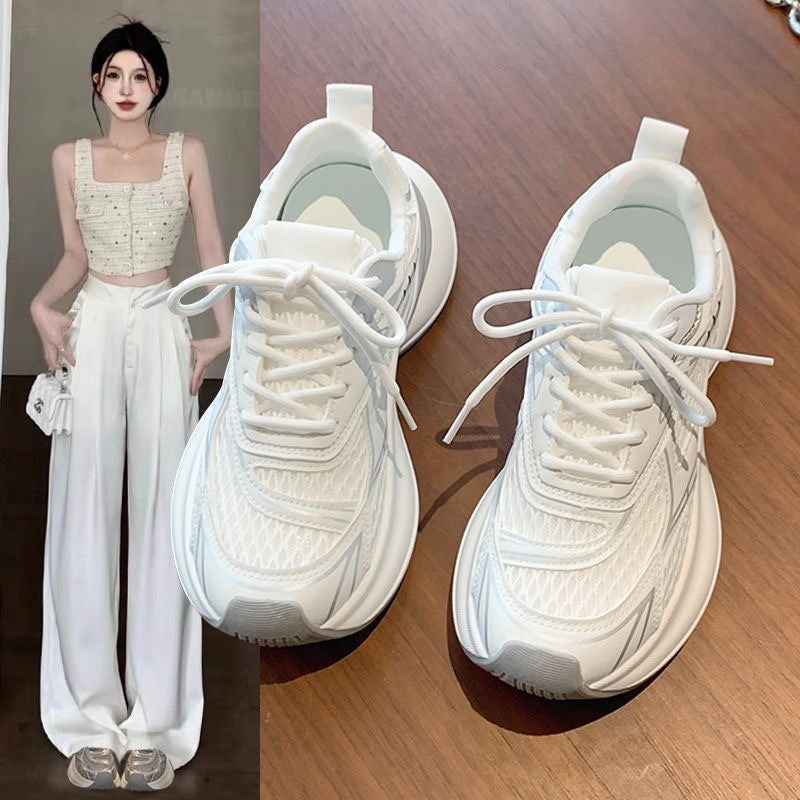 Damen Hochwertige Lauf-Sneaker mit atmungsaktiver Mesh-Oberfläche und dämpfender Sohle R&B