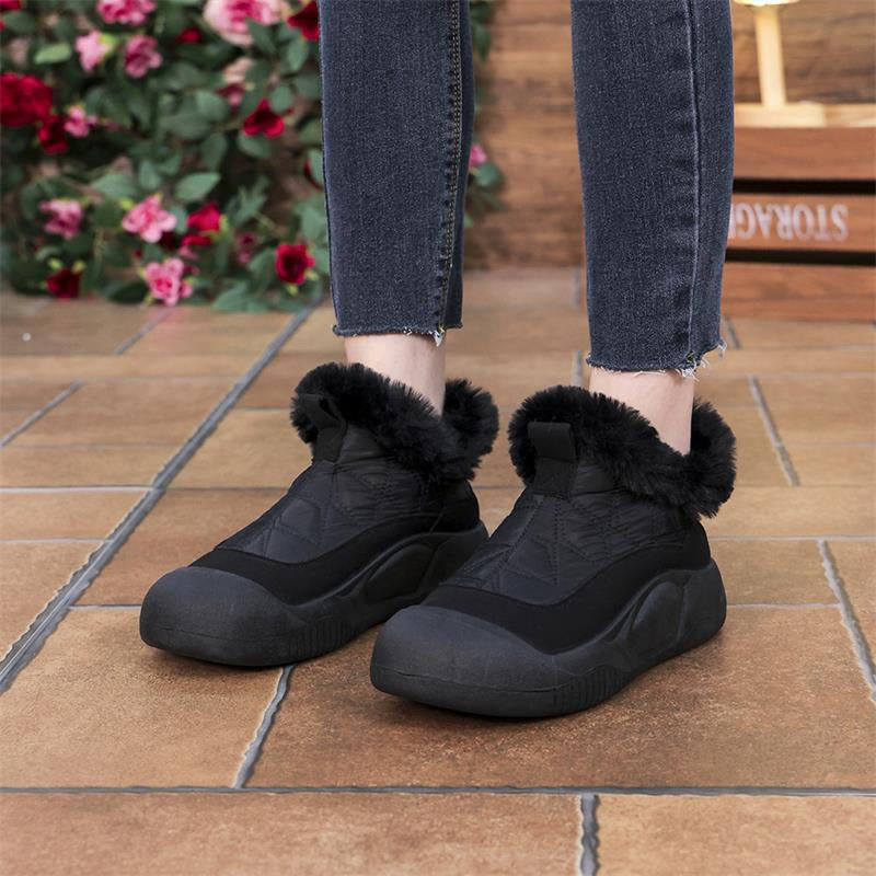 Damen Winterstiefel mit kuscheligem Innenfutter und rutschfester Sohle R&B