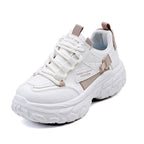 Damen Komfortable Lauf- und Freizeitschuhe mit dicker Sohle R&B