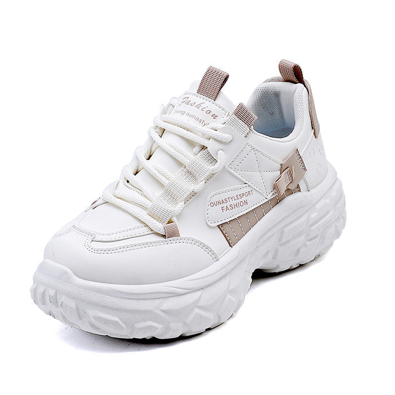 Damen Komfortable Lauf- und Freizeitschuhe mit dicker Sohle R&B