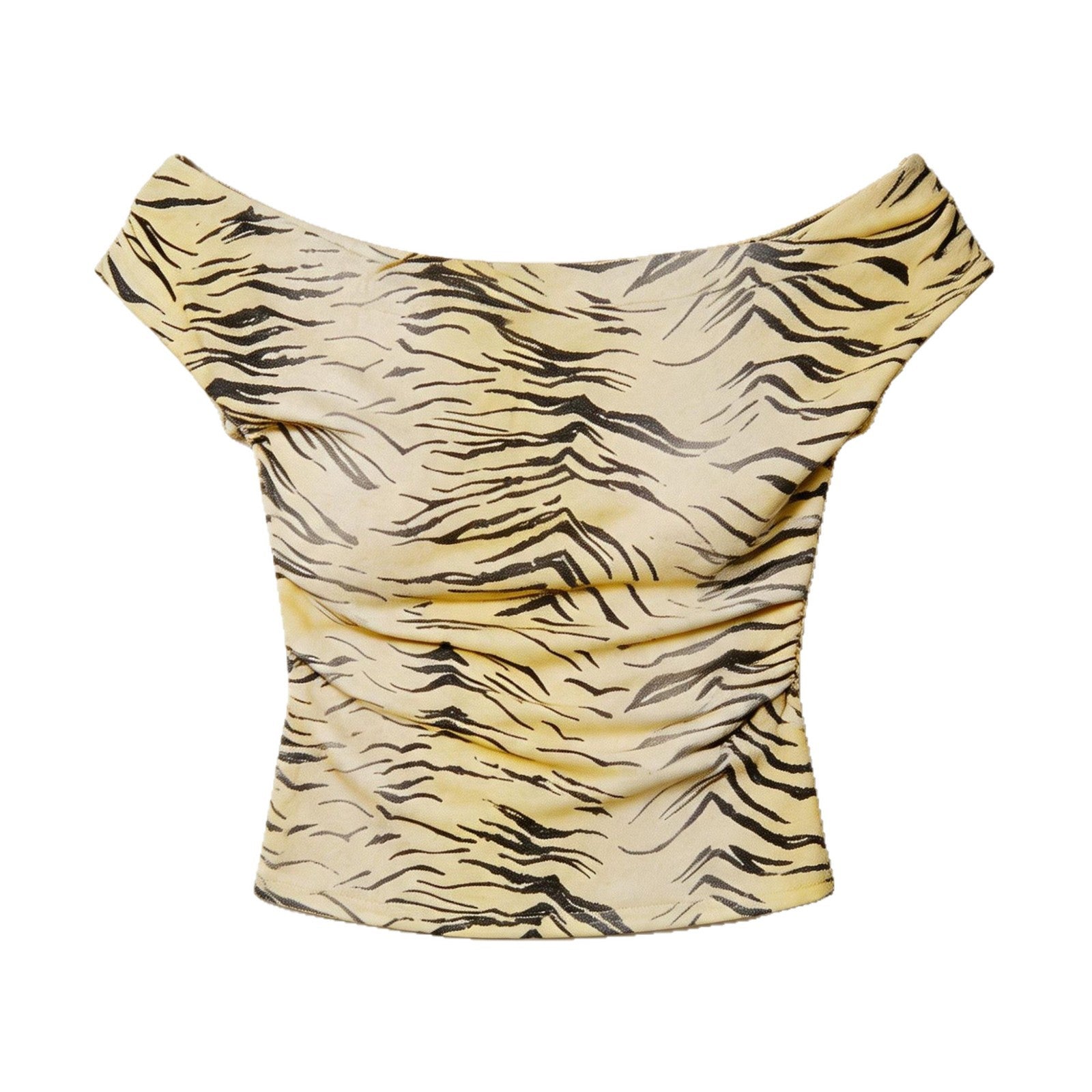 Damen Off-Shoulder Oberteil mit figurschmeichelndem Schnitt R&B