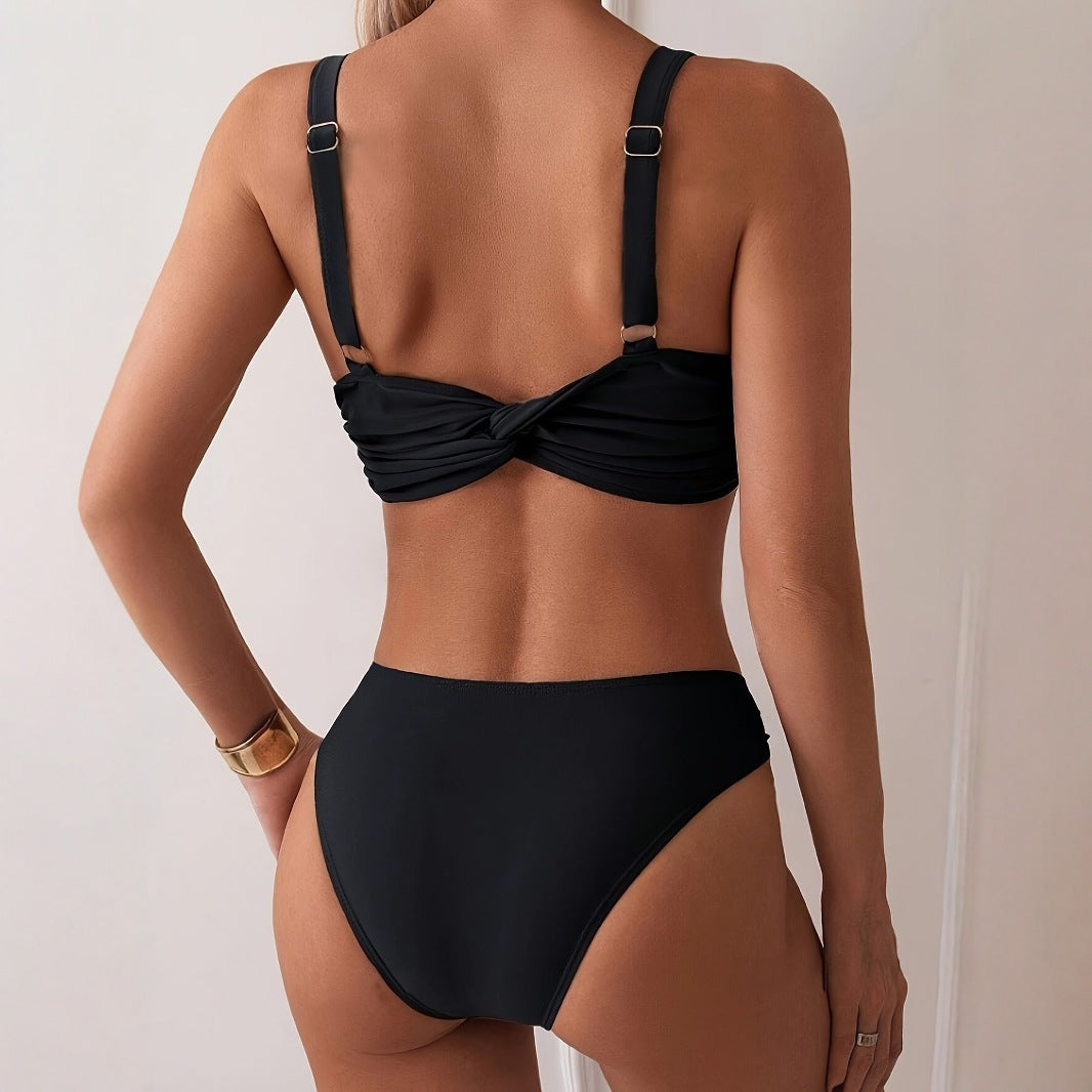 Damen Bikini-Set mit modischem Ringdetail R&B