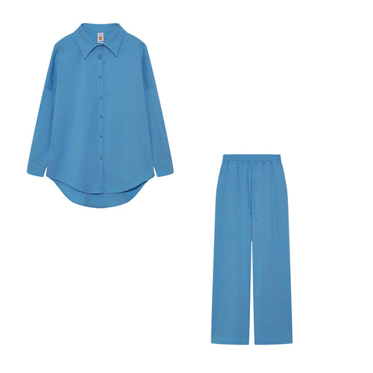 Damen Elegantes Freizeitanzug-Set mit lockerem Schnitt und feinem Stoff R&B
