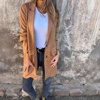 Damen Elegante und bequeme Suede-Blazer R&B