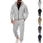 Herren Sportlicher Kapuzenanzug mit Taschen und praktischem Design R&B