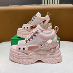 Damen Chunky Sandalen mit atmungsaktiver Mesh-Oberfläche und rutschfester Sohle R&B