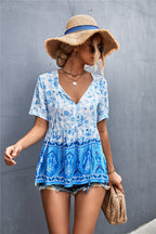 Damen Bluse mit leichtem A-Linien-Schnitt und verspieltem Banddetail R&B
