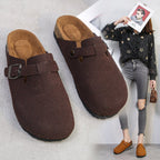 Damen Bequeme Clogs mit verstellbarem Riemen und anatomischem Fußbett EB