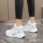 Damen High-Top Sport Sneakers mit warmem Innenfutter und rutschfester Sohle R&B
