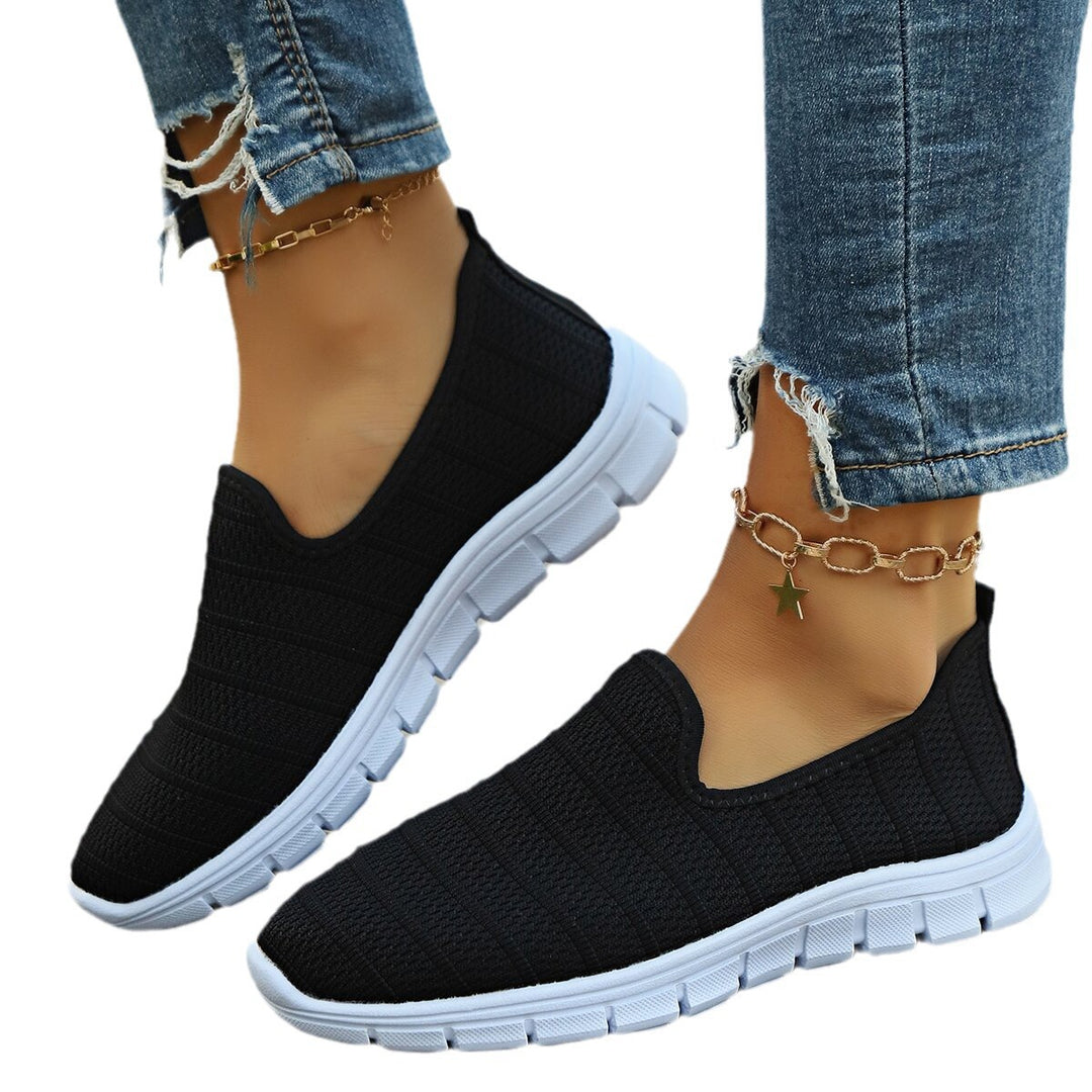 Damen Leichte Slip-On Sneakers mit atmungsaktivem Obermaterial R&B