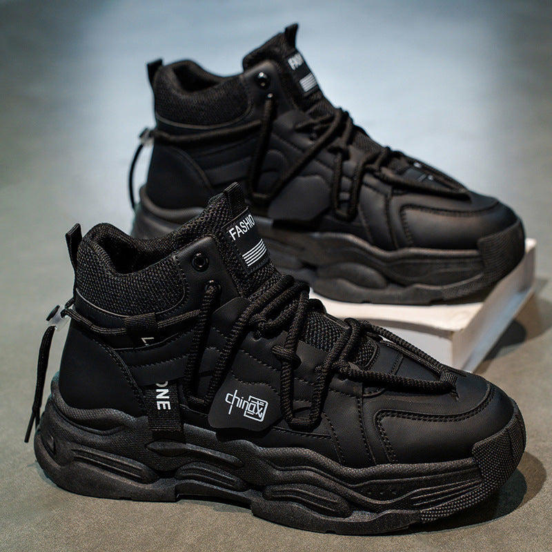 Damen Modische High-Top Sneakers mit robustem Design und atmungsaktiver Oberflächenstruktur R&B