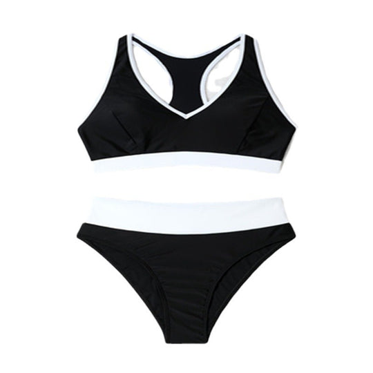 Damen Sportlicher Bikini mit hoch tailliertem Schnitt R&B