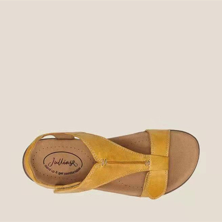 Damen Komfortable Sandalen mit ergonomischem Design und verstellbarem Klettverschluss R&B