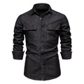 Herren Jeanshemd