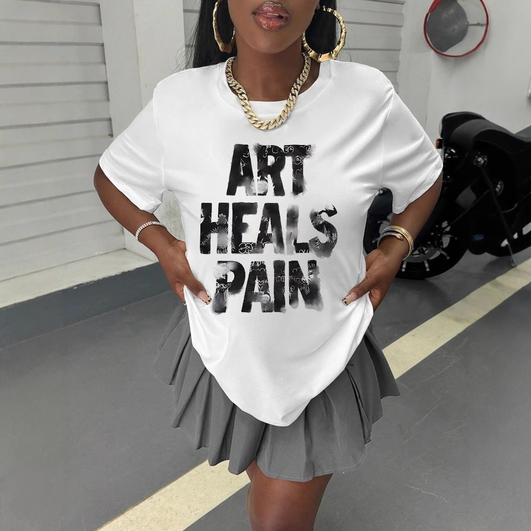 Damen T-Shirt mit kreativem grafischen Spruch R&B