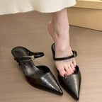 Damen Elegante Slingback-Pumps mit spitzem Zehenbereich und dezentem Riemen R&B