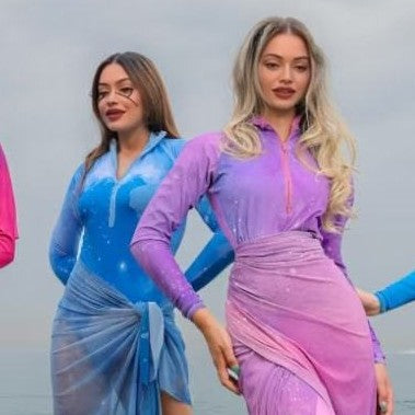 Damen Modischer Schwimmanzug mit Hijab R&B