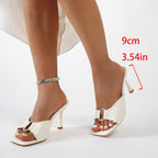 Damen Edle Slingback-Heels aus Glattleder R&B