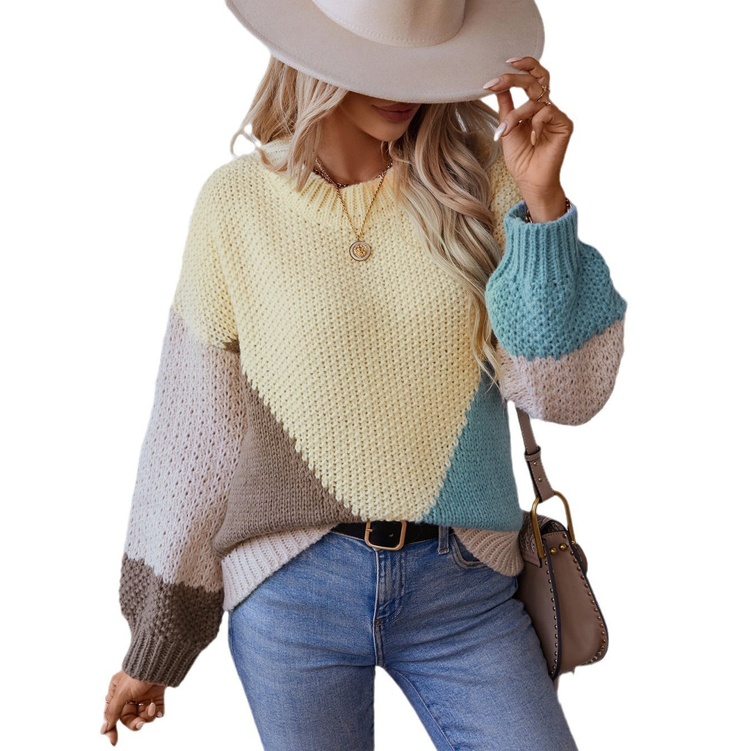 Damen gestrickter Pullover R&B