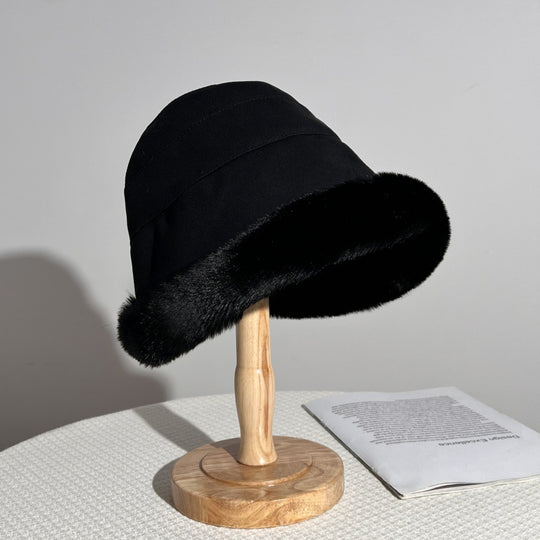 Damen Kuschelige und elegante Fellmütze R&B