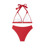 Damen Triangel-Bikini mit elastischem Halter und asymmetrischem Schnitt R&B